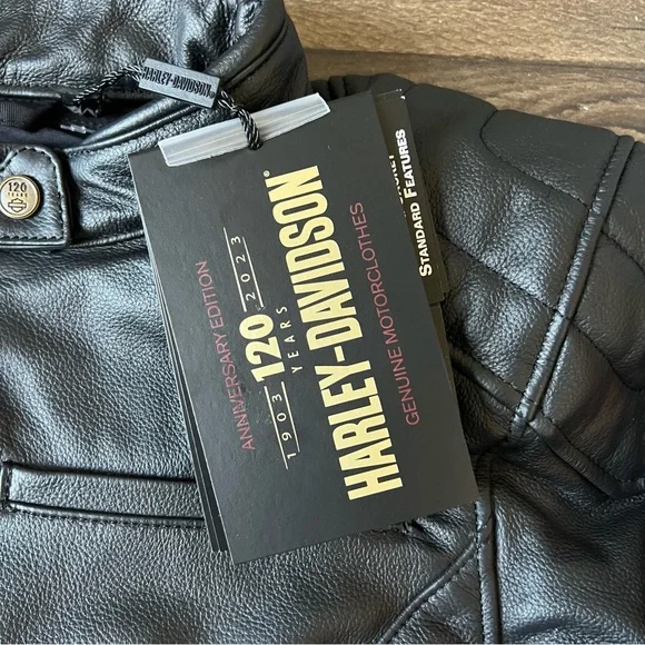 Harley Davidson Women's 120th Anniversary Nostalgia Leather Jacket